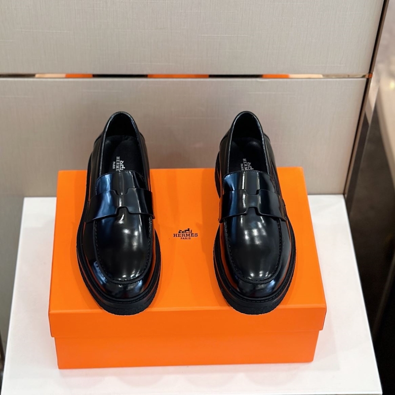 H**mes leather shoes
